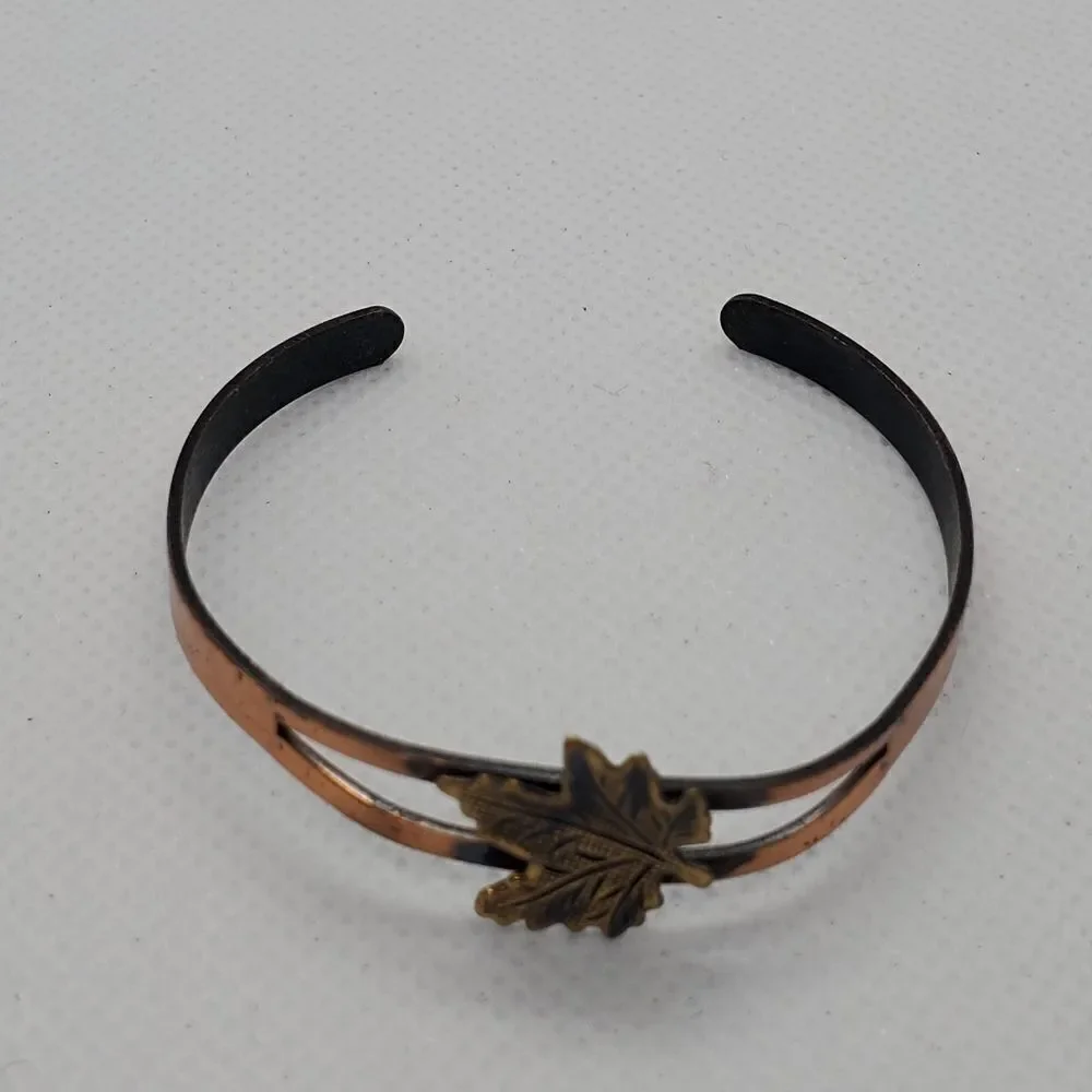 Copper Leaf Bracelet